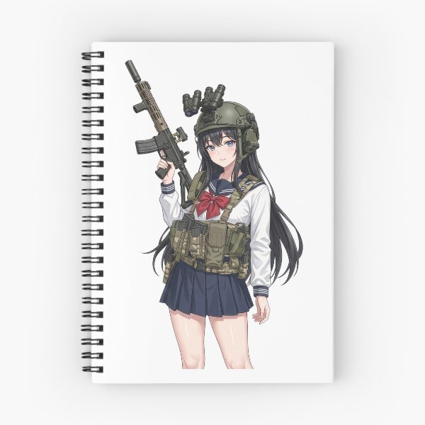 Item preview, Tactical School Girl - Anime Special Ops designed and sold by RAWLIFEGRAPHIC.