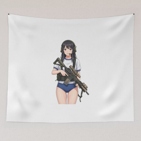 Item preview, Tactical School Girl - Anime Special Ops designed and sold by RAWLIFEGRAPHIC.