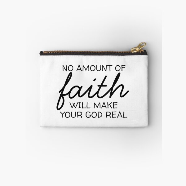 Item preview, No amount of faith will make your god real designed and sold by EvergreenRevolt.