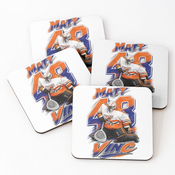 Item preview, Matt Vinc #48 - Buffalo Lacrosse Legend - Elite Goalie Retro Art designed and sold by Thogan0416.