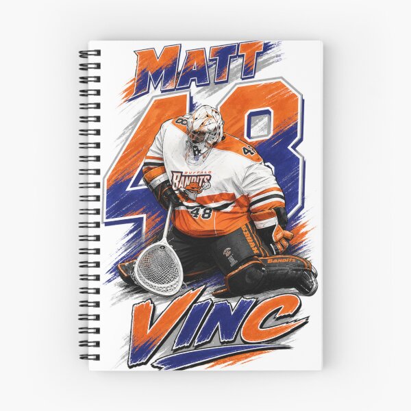 Item preview, Matt Vinc #48 - Buffalo Lacrosse Legend - Elite Goalie Retro Art designed and sold by Thogan0416.