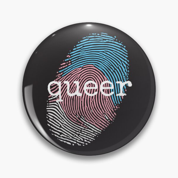 Item preview, Trans Pride Fingerprint - Queer Identity Art designed and sold by Cannaxes Studio.