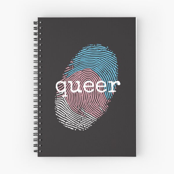Item preview, Trans Pride Fingerprint - Queer Identity Art designed and sold by Cannaxes Studio.