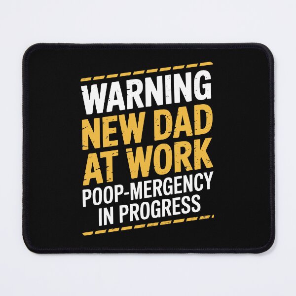 Item preview, Warning New Dad At Work Funny New Dad Father's Day Gift designed and sold by Say It With Ink.