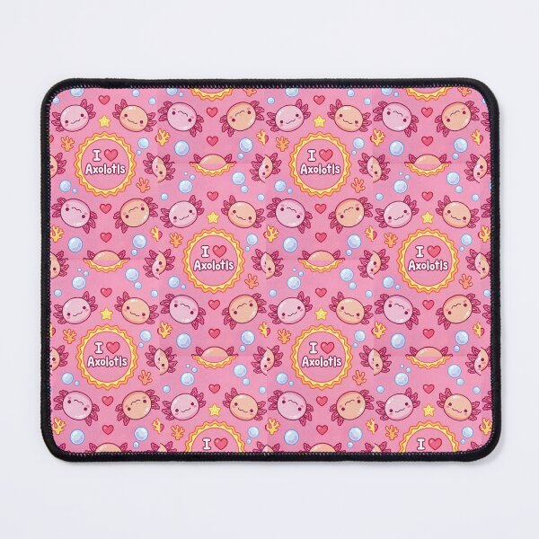 Item preview, I Love Axolotls Kawaii Pattern designed and sold by Itsheartshop.