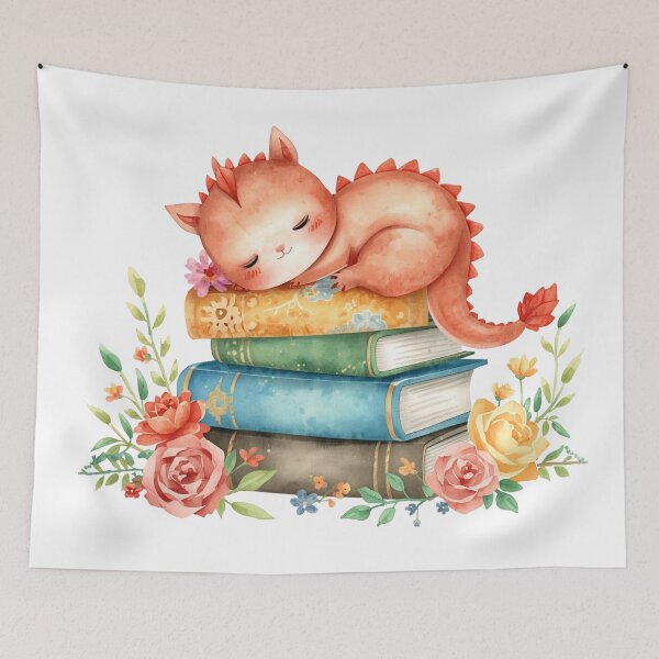Item preview, Book dragon designed and sold by uunaa.