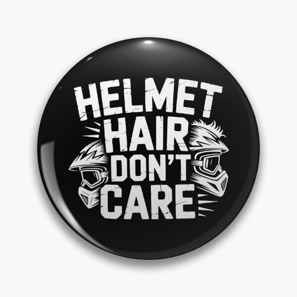 Item preview, Helmet Hair Don’t Care designed and sold by theartfulaspie.