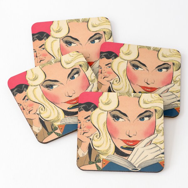 Item preview, Vintage 50s Romance Illustration – Retro Love Stories & Hidden Secrets designed and sold by Analog Aura .