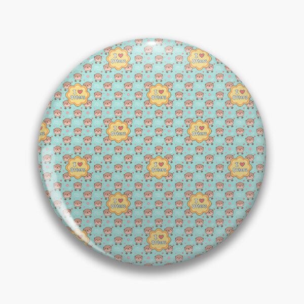 Item preview, I Love Otters Kawaii Pattern designed and sold by Itsheartshop.