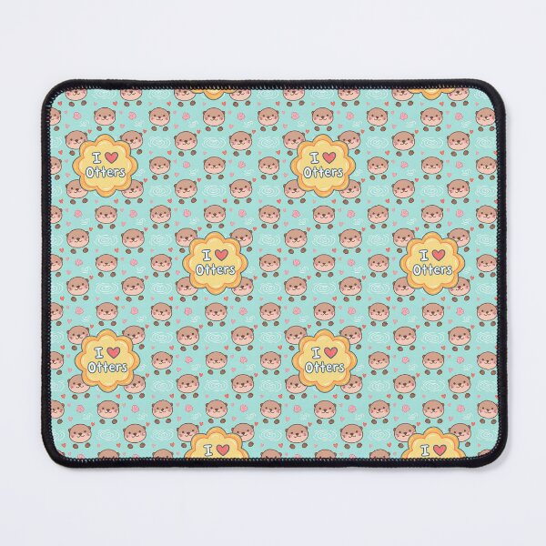 Item preview, I Love Otters Kawaii Pattern designed and sold by Itsheartshop.