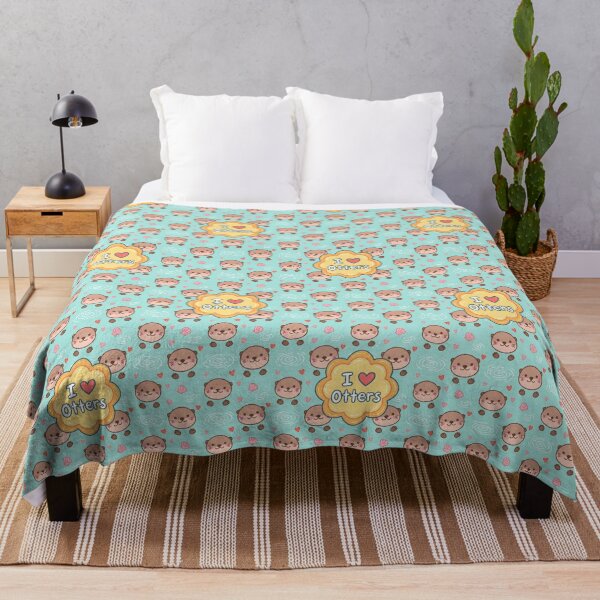 Item preview, I Love Otters Kawaii Pattern designed and sold by Itsheartshop.
