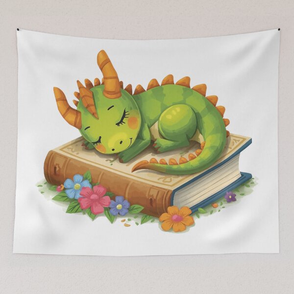 Item preview, Book dragon designed and sold by uunaa.