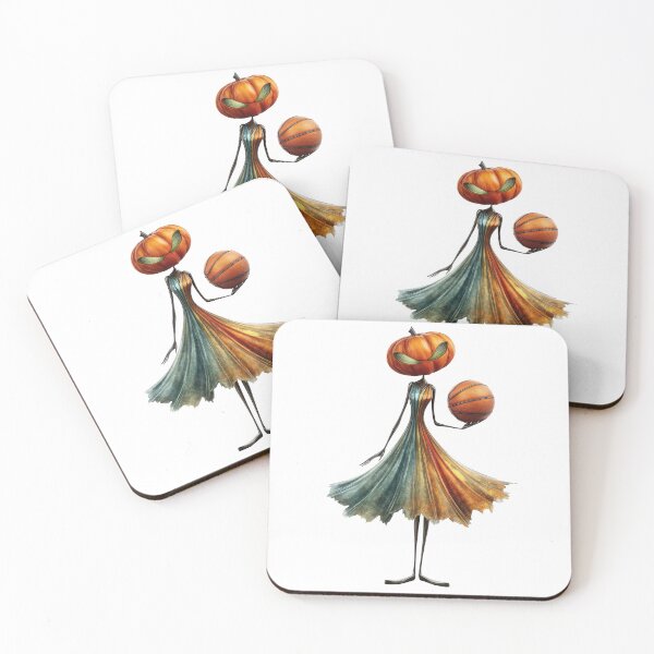 Item preview, Pumpkin Basketball Girl Halloween Art designed and sold by VikArt7.