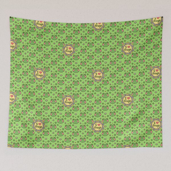 Item preview, Frogs Kawaii Pattern Love designed and sold by Itsheartshop.
