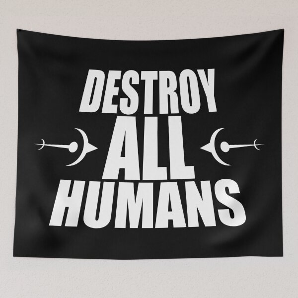 Item preview, Destroy All Human - White designed and sold by MDOPtheoriginal.