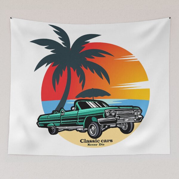 Item preview, Copy of Classic car edition On Beach #AA23 designed and sold by barochebyra.