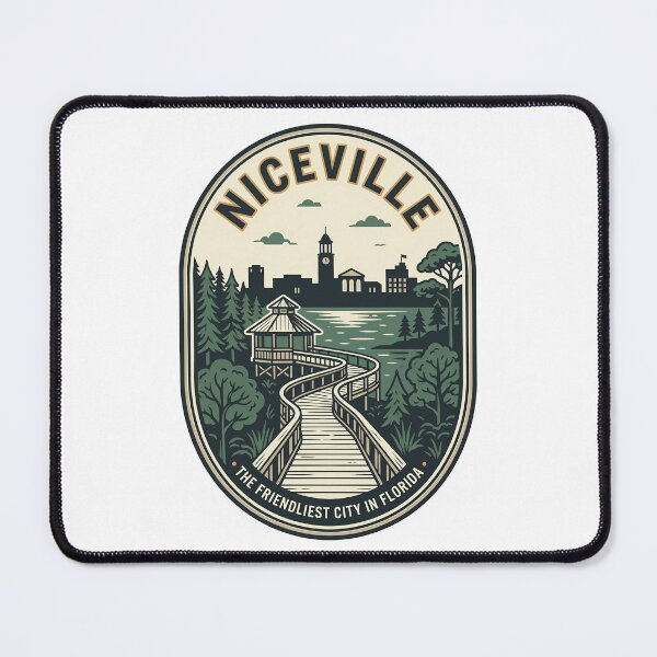Item preview, Niceville Florida Vintage Travel Badge Nature Emblem designed and sold by k3rstman1.