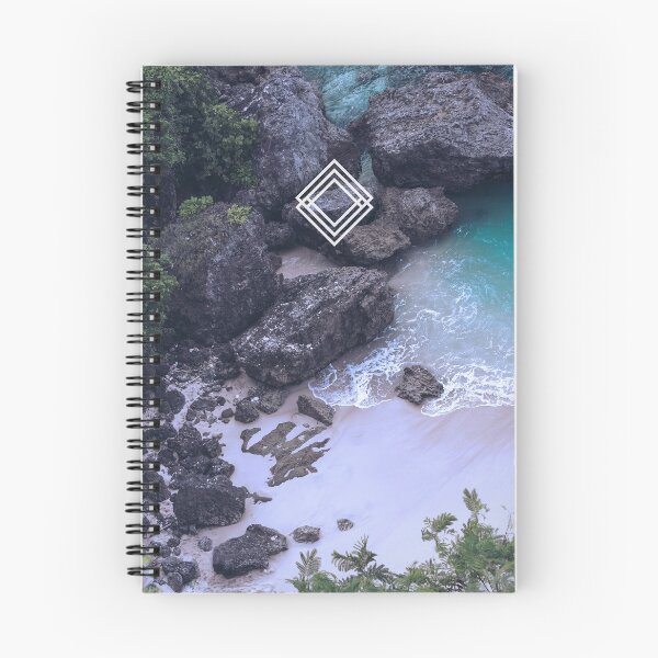 Item preview, Minimalist Journal - Rocky Beach designed and sold by WriteAesthetics.