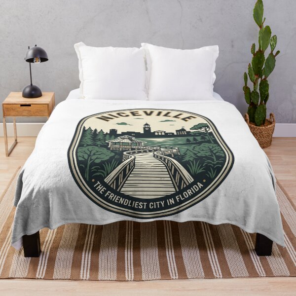 Item preview, Niceville Florida Vintage Travel Badge Nature Emblem designed and sold by k3rstman1.