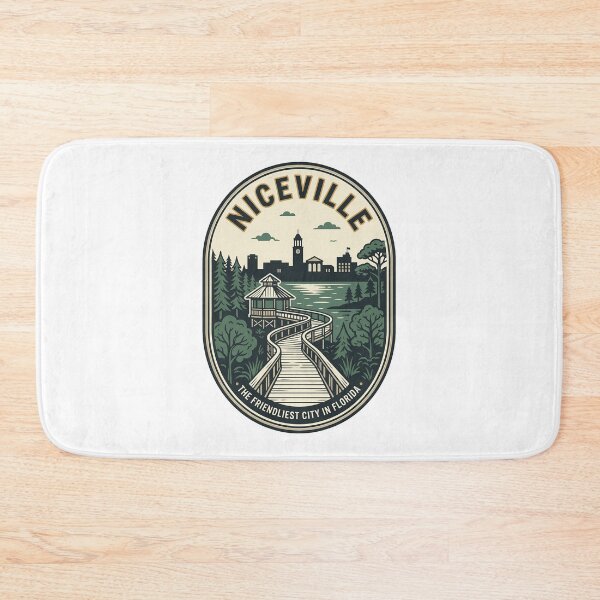 Item preview, Niceville Florida Vintage Travel Badge Nature Emblem designed and sold by k3rstman1.