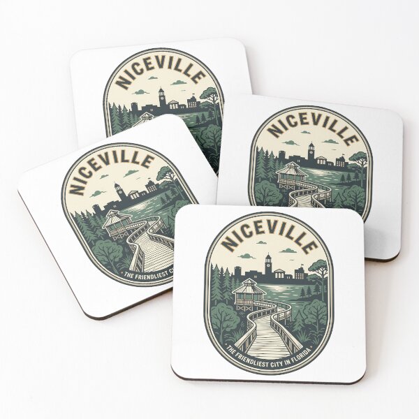 Item preview, Niceville Florida Vintage Travel Badge Nature Emblem designed and sold by k3rstman1.