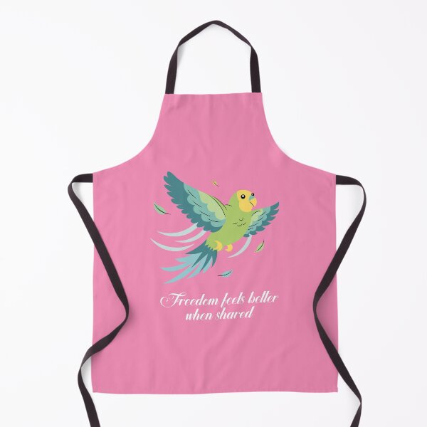 Item preview, Pet Parakeet Illustration – Freedom Feels Better When Shared designed and sold by ZUMERI.