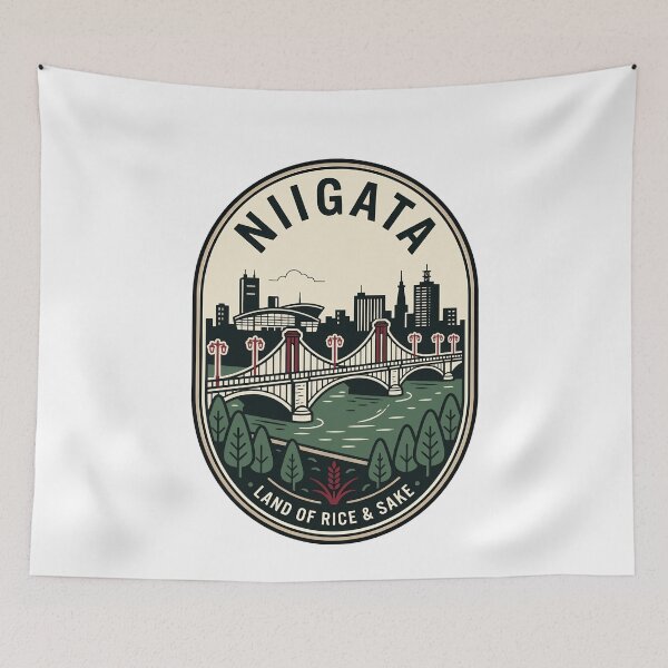 Item preview, Vintage Niigata Japan Bandai Bridge Travel Badge designed and sold by k3rstman1.