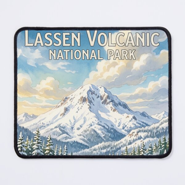 Item preview, Lassen Volcanic National Park Winter Wilderness California / Parque Nacional Volcánico Lassen Invierno California designed and sold by SpiriTravels.