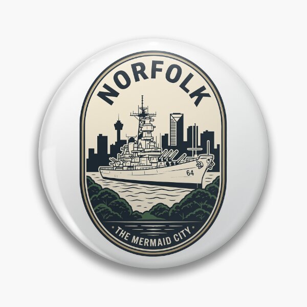 Item preview, Norfolk Virginia Mermaid City USS Wisconsin Battleship designed and sold by k3rstman1.