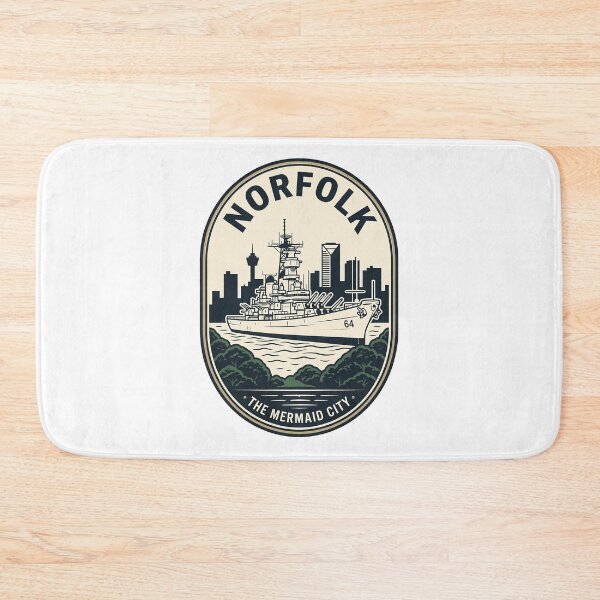 Item preview, Norfolk Virginia Mermaid City USS Wisconsin Battleship designed and sold by k3rstman1.