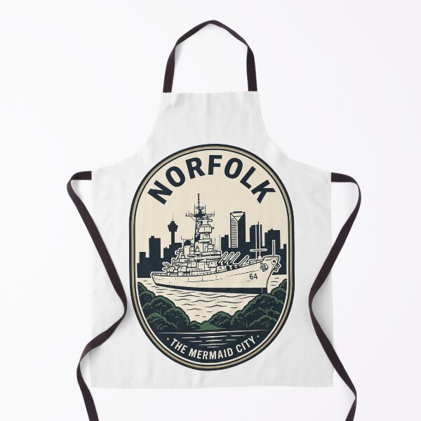 Item preview, Norfolk Virginia Mermaid City USS Wisconsin Battleship designed and sold by k3rstman1.