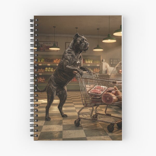 Item preview, Cane Corso Goes Grocery Shopping designed and sold by Tridentulus.