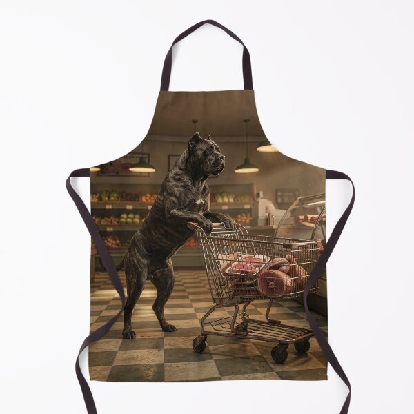 Item preview, Cane Corso Goes Grocery Shopping designed and sold by Tridentulus.