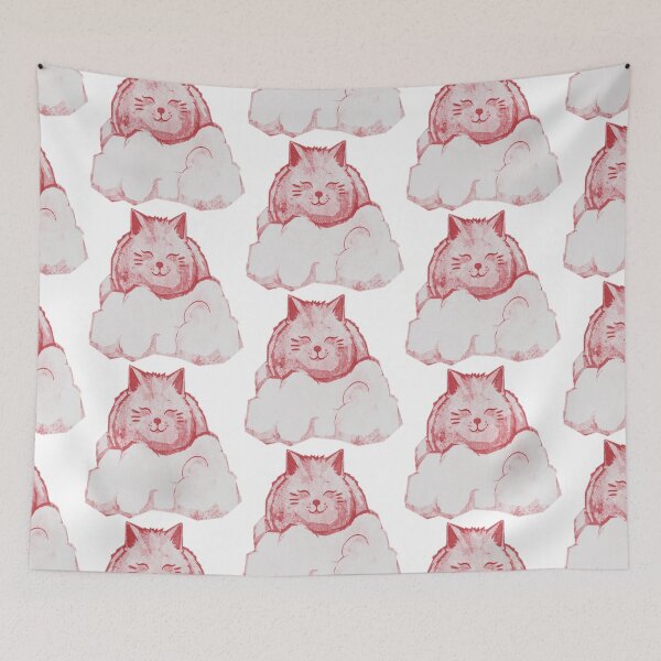 Item preview, Sleepy Cat on Cloud designed and sold by kinpirks.