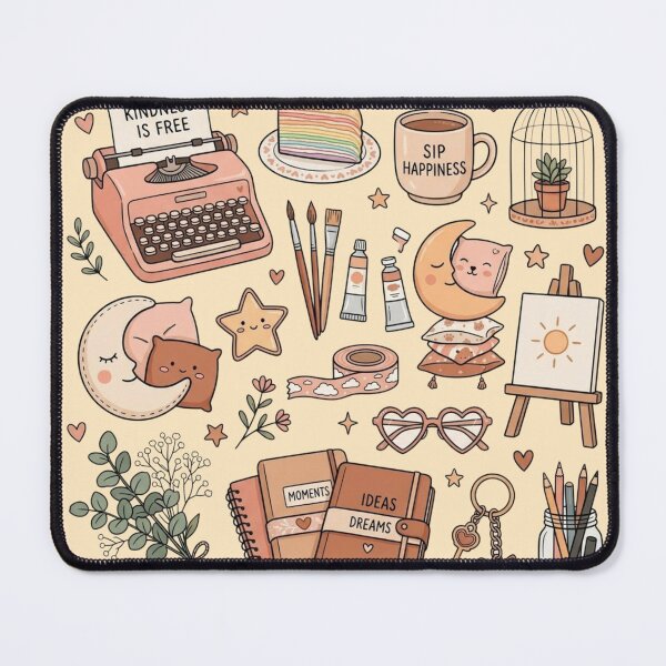 Item preview, Colorful Aesthetic Lifestyle Doodles  designed and sold by LunaVales.