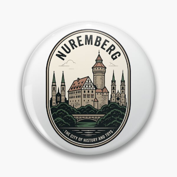 Item preview, Vintage Nuremberg Germany City Castle Travel Badge designed and sold by k3rstman1.