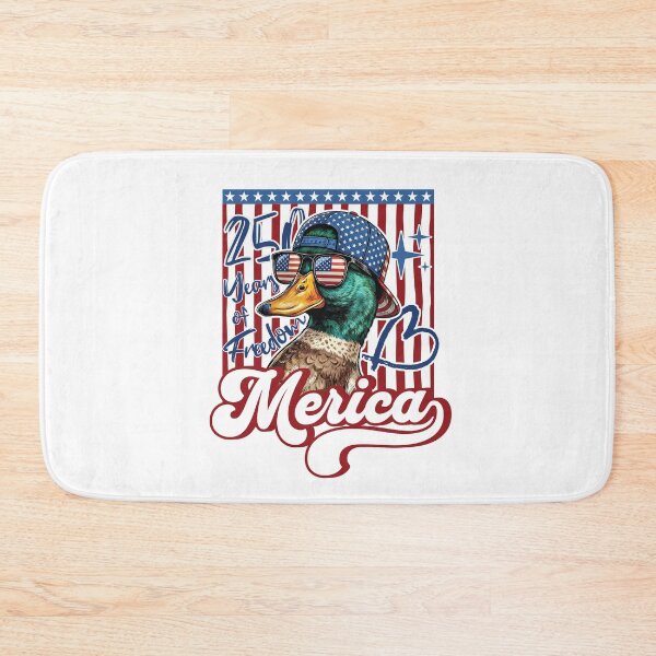 Item preview, Funny Patriotic Duck 250 Years of Freedom Merica  designed and sold by EvrmoodCo.