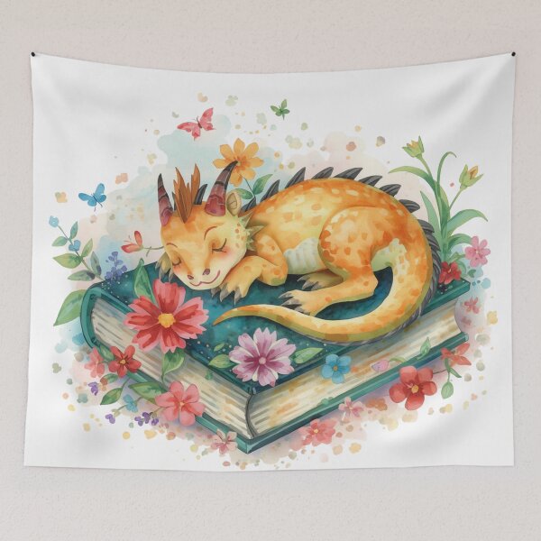 Item preview, Book dragon designed and sold by uunaa.