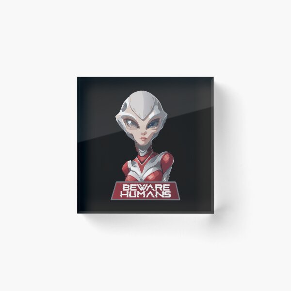Item preview, Alien - Beware Human designed and sold by MDOPtheoriginal.
