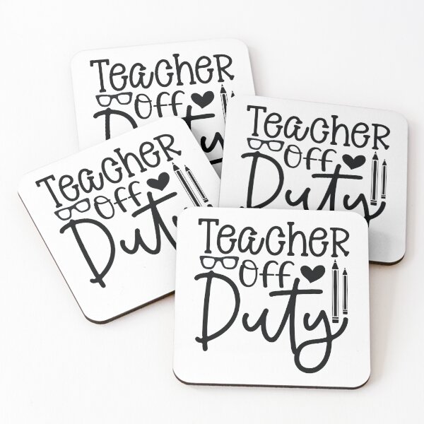 Item preview, Teacher Off Duty - Funny School Vacation & Educator Life Art designed and sold by FuzionRaptor.
