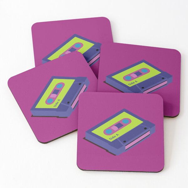 Item preview, Neon Isometric Retro Cassette Art designed and sold by EduIllustrates.
