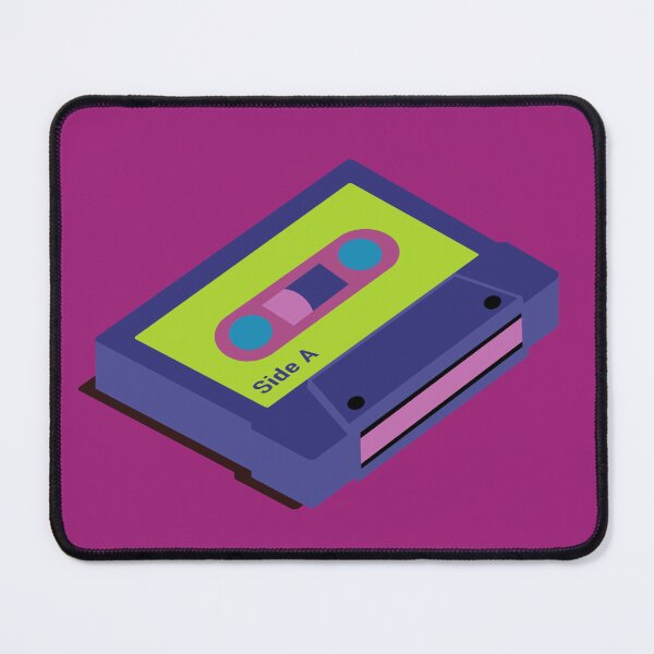 Item preview, Neon Isometric Retro Cassette Art designed and sold by EduIllustrates.