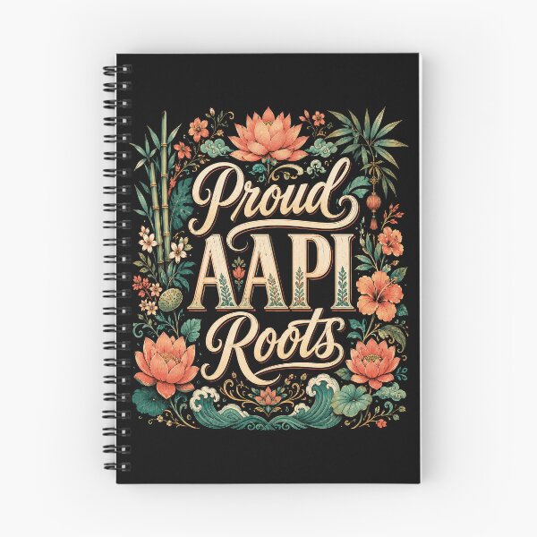 Item preview, Proud AAPI Roots | Elegant Asian Heritage Floral Design designed and sold by ArcaneArtistry.