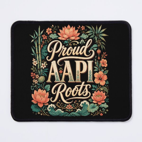 Item preview, Proud AAPI Roots | Elegant Asian Heritage Floral Design designed and sold by ArcaneArtistry.