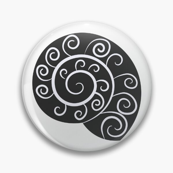 Item preview, Spiral Seashell Pattern Illustration designed and sold by BetweenForms.