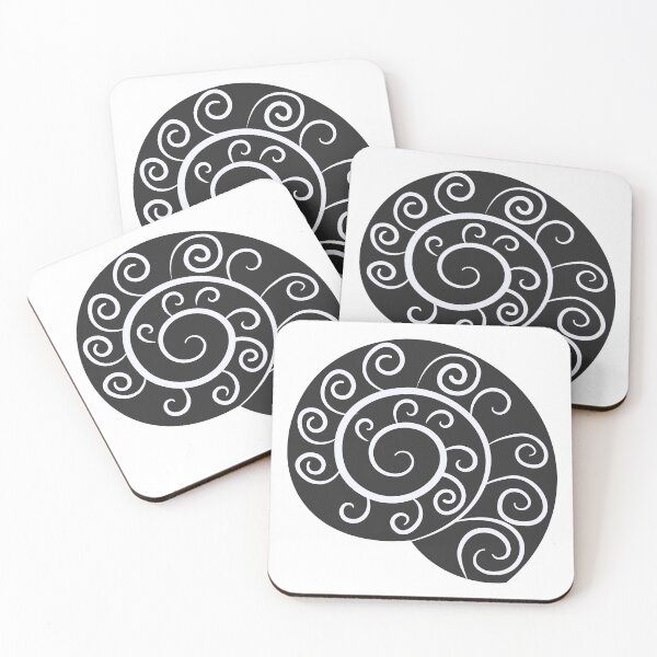 Item preview, Spiral Seashell Pattern Illustration designed and sold by BetweenForms.