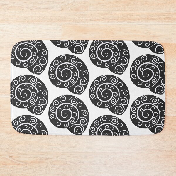 Item preview, Spiral Seashell Pattern Illustration designed and sold by BetweenForms.
