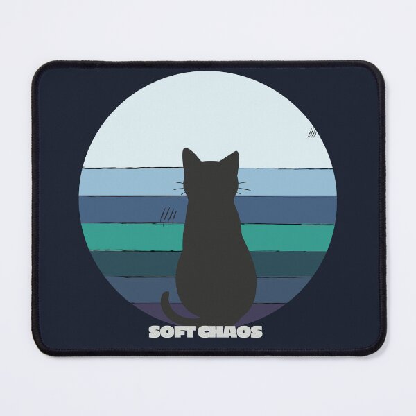 Item preview, Soft Chaos – Minimal Retro Cat Aesthetic Design designed and sold by a-journey.