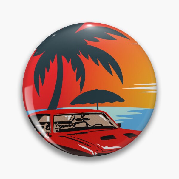 Item preview, Copy of Copy of Classic car edition On Beach #AA23 designed and sold by barochebyra.