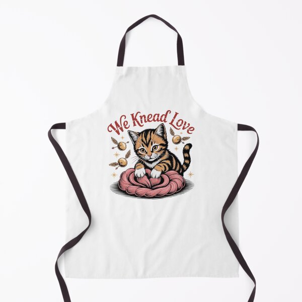 Item preview, We Knead Love Cute Cat Pun Design designed and sold by Cool-cat-art.